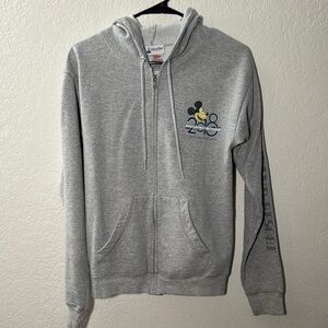 Disney Gray Hoodie with Mickey Design